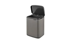 Abfallbehälter Bo, platinum, 7 L