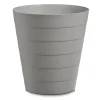 Abfalleimer in grau, 13,5 l
