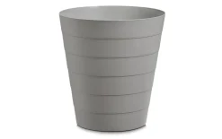 Abfalleimer in grau, 13,5 l