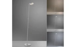 Akku-LED-Standleuchte Mondo Lumana, stahlfarbig, inkl. CCT und Memoryfunktion