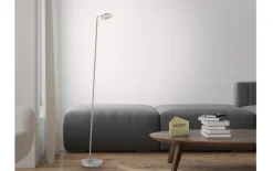 Akku-LED-Standleuchte Mondo Lumana, stahlfarbig, inkl. CCT und Memoryfunktion