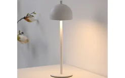 AKKU-Tischleuchte Bellis, weiß