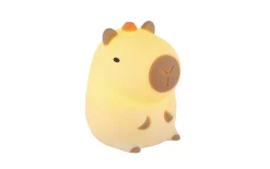 Akku-Tischleuchte Capybara, braun, inkl. RGB-Farbwechsler