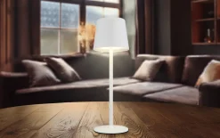 Akku-Tischleuchte Vancouver, weiß, inkl. USB-Kabel
