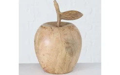 Apfel Wumel, Mangoholz naturfarbig, 22 cm