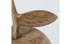 Apfel Wumel, Mangoholz naturfarbig, 22 cm