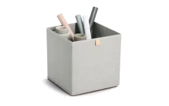 Aufbewahrungsbox Vlies, grau, 32 x 32 cm