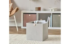 Aufbewahrungsbox Vlies, grau, 32 x 32 cm