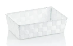 Aufbewahrungskorb Alvaro in weiß, 29,5 x 20,5 cm