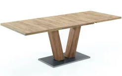 Ausziehtisch Multi Dekor, Struktureiche terra-Nachbildung, inkl. Synchronauszug