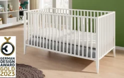 Babybett Felie, kreideweiß, Ausgezeichnet mit dem German Design Award 2023 in Gold
