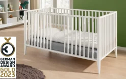 Babybett Felie, kreideweiß, Ausgezeichnet mit dem German Design Award 2023 in Gold