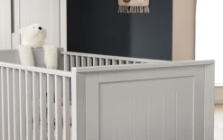 Babybett Levke, kieselgrau