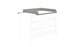 Babyzimmer Levke, kieselgrau