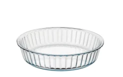 Backform aus Glas, rund, 2 L