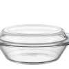 Backform für Brot aus Glas, oval, 2,8 L