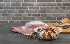 Backform für Brot aus Glas, rund, 2,5 L
