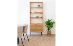 Bücherregal Kyoto, furnierte Eiche