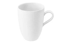 Becher mit Henkel Beat in weiß, 0,35 l