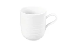 Becher Terra mit Henkel, weiß, 400 ml