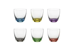 Becher Viva Colori aus Glas im 6er-Set aus Glas in bunt, 300 ml