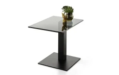 Beistelltisch Fabia Multiplo, Rauchglas/schwarz