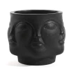 Übertopf Magnesia, schwarz, 20 cm