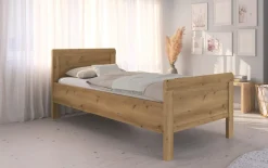 Bett Cherie, Asteiche Nachbildung, 100 x 200 cm