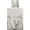 Bettwäsche Elena Satin, beige, 135 x 200 cm