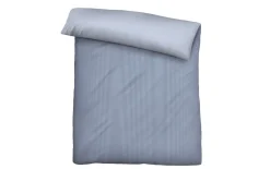 Bettwäsche Mako-Satin, blau, 155 x 220 cm