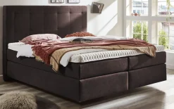 Boxspringbett Asetto, Rami grey, 180 x 200 cm, Härtegrad 3 und 4
