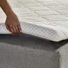 Boxspringbett BX2310 Ray, silber, 180 x 200 cm