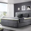 Boxspringbett Dunlopillo Superior, grau, 180 x 200 cm