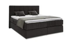 Boxspringbett Felina Fly, dunkelgrau, 180 x 200 cm