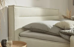 Boxspringbett Just B! SC 100, creme, 180 x 200 cm, Härtegrad 2/3