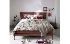 Boxspringbett Vita, altrosa, 180 x 200 cm