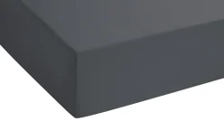 Boxspring-Spannbetttuch, anthrazit, 140 x 200 x 25 cm