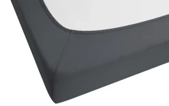 Boxspring-Spannbetttuch, anthrazit, 140 x 200 x 25 cm