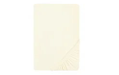 Boxspring-Spannbetttuch, creme, 90 x 190 x 25 cm