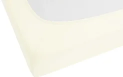 Boxspring-Spannbetttuch, creme, 90 x 190 x 25 cm