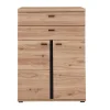 Büroschrank Sonos, Alteiche massiv/Artisan Eiche-Nachbildung, inkl. Softclose Funktion