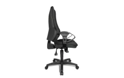 Bürostuhl Actionstar 1303, Bezug schwarz, Kunststofffußkreuz schwarz