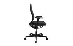 Bürostuhl Sitness Art, Bezug schwarz, Kunststofffußkreuz schwarz
