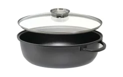 Bräter Alucast, 3tlg, oval, 38cm
