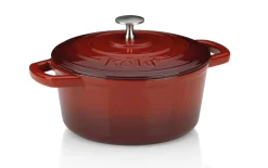 Bräter Calido in rot/rund, 4 l