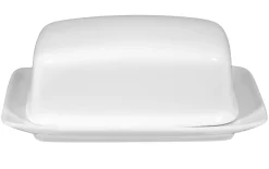 Butterdose Rondo Liane in weiß, 1/2 Pf