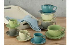 Cappucinounterteller Nature Collection, steingrau, 14 cm