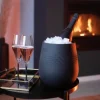 Champagnerkelch-Set Manufacture Rock aus Kristallglas, 4-teilig