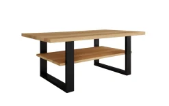 Couchtisch Brest massive Buche/schwarz