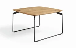 Couchtisch Canna, Wildeiche hell soft gebürstet geölt furniert